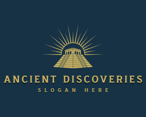 Historical Landmark Pyramid logo design