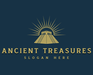 Historical Landmark Pyramid logo design