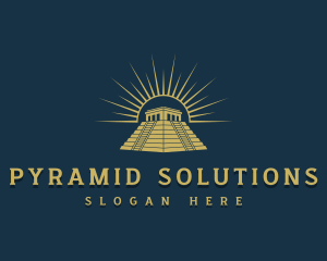 Pyramid - Historical Landmark Pyramid logo design