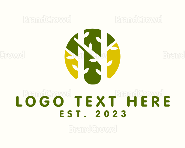 Forest Tree Nature Logo