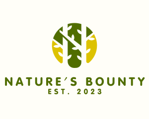 Forest Tree Nature logo design