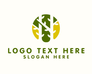 Forest Tree Nature Logo