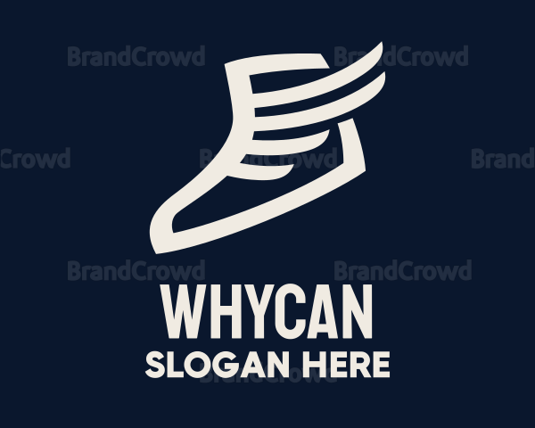 Wing Sneaker Shoe Logo