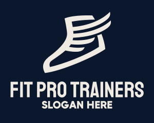 Trainers - Wing Sneaker Shoe logo design