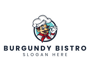 Restaurant Chef Guy logo design