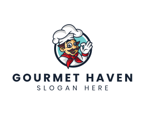 Restaurant Chef Guy logo design