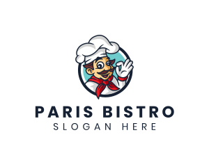 Restaurant Chef Guy logo design