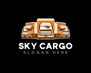 Logistics Moving Trucks logo design