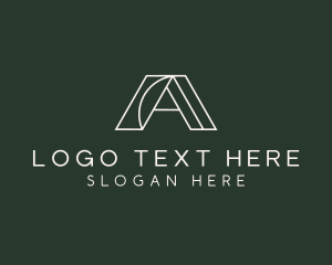 Studio - Professional Advisory Letter A logo design