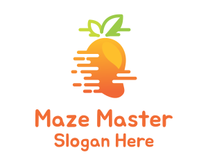 Fast Mango Juice  logo design