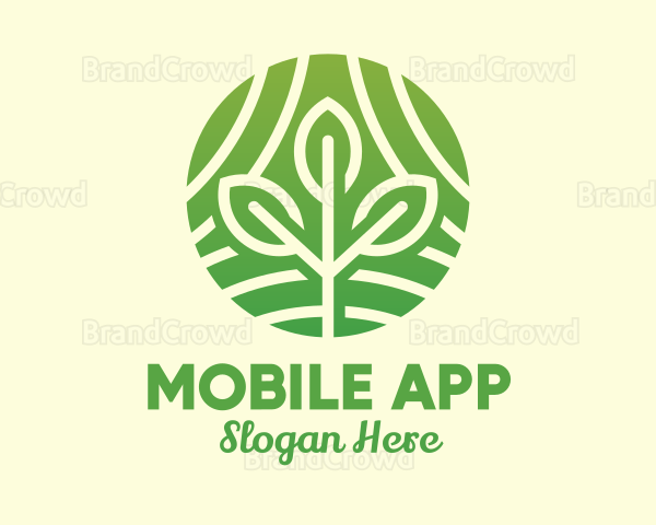 Organic Plant Farm Logo