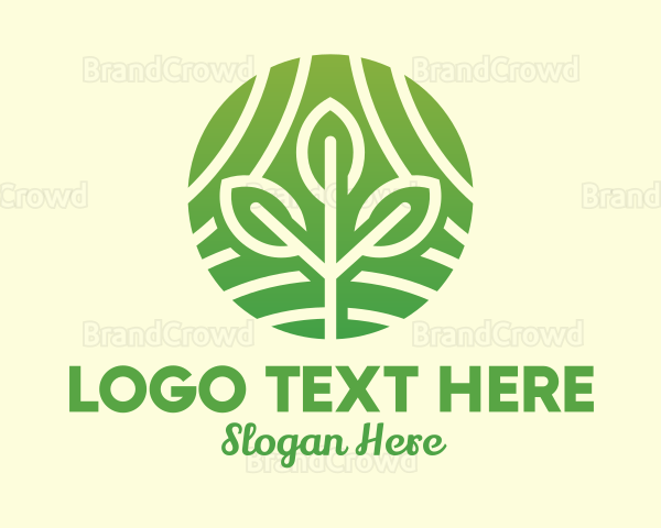 Organic Plant Farm Logo