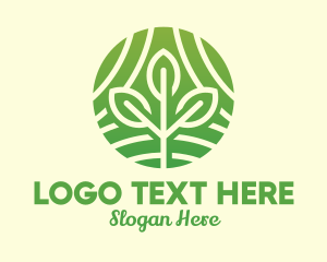 Plant - Organic Plant Farm logo design