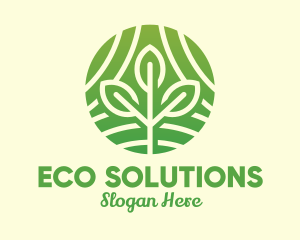 Environmentally Friendly - Organic Plant Farm logo design