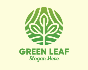 Plant - Organic Plant Farm logo design