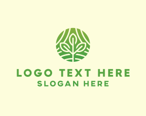 Organic Plant Farm logo design