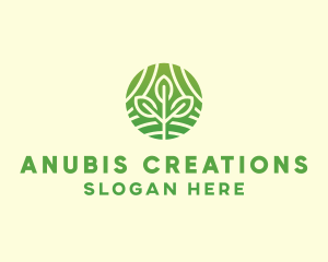 Organic Plant Farm logo design