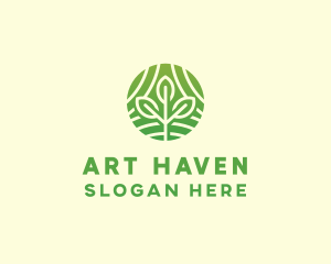 Organic Plant Farm logo design