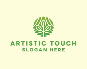 Organic Plant Farm logo design