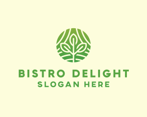 Organic Plant Farm logo design