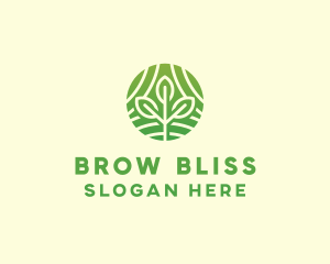 Organic Plant Farm logo design