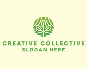 Organic Plant Farm logo design