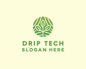 Organic Plant Farm logo design