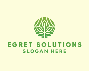 Organic Plant Farm logo design