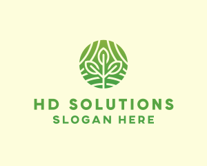 Organic Plant Farm logo design