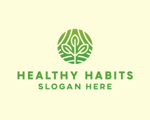 Organic Plant Farm logo design