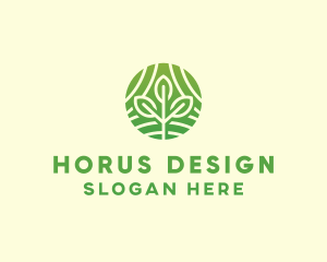 Organic Plant Farm logo design