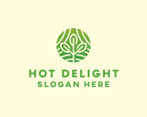 Organic Plant Farm logo design