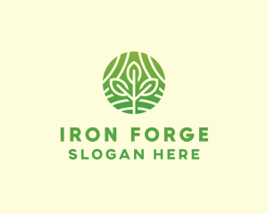 Organic Plant Farm logo design