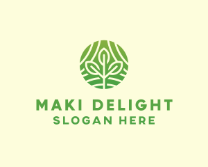 Organic Plant Farm logo design