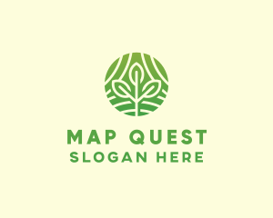 Organic Plant Farm logo design