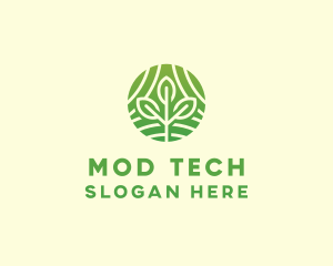 Organic Plant Farm logo design