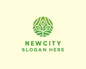 Organic Plant Farm logo design