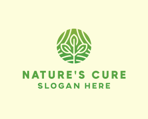 Naturopath - Organic Plant Farm logo design