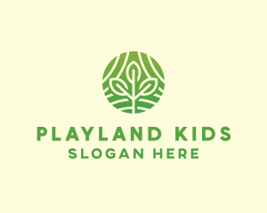 Organic Plant Farm logo design