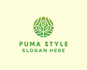 Organic Plant Farm logo design