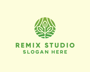 Organic Plant Farm logo design