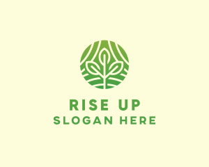 Organic Plant Farm logo design