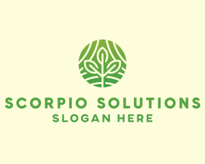 Organic Plant Farm logo design