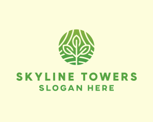 Organic Plant Farm logo design