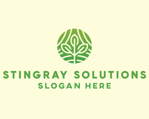 Organic Plant Farm logo design