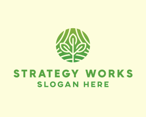 Organic Plant Farm logo design