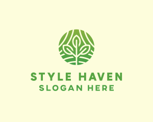 Organic Plant Farm logo design