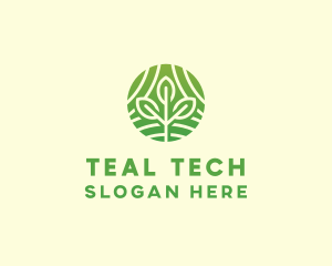 Organic Plant Farm logo design