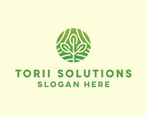 Organic Plant Farm logo design