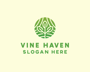 Organic Plant Farm logo design